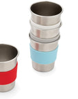 Red Rover Kids Cup with Silicone Sleeve, Set 4, 10-Ounce