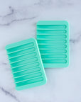 Earth Ahead - Waterfall Silicone Soap Dish - Seafoam Green