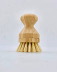 Zefiro - New - Bamboo Soft Bristle Pot Scrubber With replaceable head