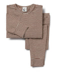 KIDS SLIM JERSEY SET | CHOCOLATE