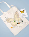Paint Your Numbers - Golden Monarch Tote – Sunset Butterfly Edition Paint by Numbers Kit