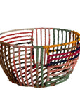 Ten Thousand Villages - Recycled Sari Wrapped Wire Basket