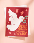 One & Only Paper - Peace On Earth Dove A2 Greeting Card - Single