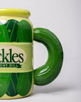 Novelty Ceramic Mug, Pickle Jar