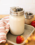 Zefiro - Pourable Jar Lid - Regular Mouth - Stainless Steel
