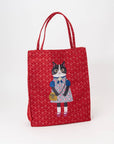 Kusuguru "Honey Bean Princes" Jacquard Tote Premium Chenille