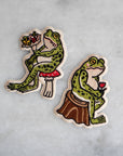 Froggy Sticky Patch Set | Embroidered Patches