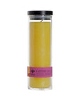 Sanctuary Glass Candle – 100% Pure Beeswax – 90 Hour Burn