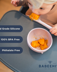 Silicone Suction Bowl and Spoon Set