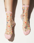 Poketo - Sheer Socks in Confetti