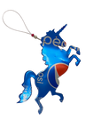 Seatree Studio - Unicorn Ornament - Upcycled Ornamnet