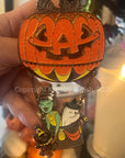 Carried Away Halloween Large Soft Enamel Glitter Pin