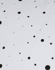 Dot Bedding - Xtra Length - White / Black