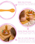 Baby Silicone Weaning Spoon - By Tiny Dining