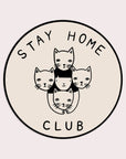 Stay Home Club Logo Sticker | Waterproof Vinyl Sticker