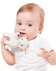CaaOcho Natural Rubber Toys - Natural Rubber Teether Goat, Non-Toxic, Mold-free Design