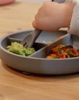 Silicone Baby Divided Suction Plate