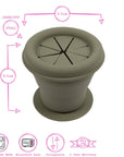 Silicone Baby Suction Snack Pot with Lid