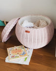 Apple Storage Basket - Pink