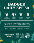 Daily Mineral Sunscreen - SPF 50