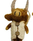 Ornament - Highland Cow in knit sweater