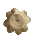 Brass Flower Shaped Incense Holder, Matte Finish