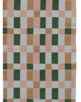 Cotton Blend Waffle Weave Tea Towel with Check/Plaid Pattern