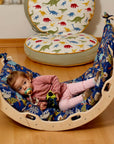 Medium Montessori Climbing Arch/Rocker with Pillow & Ramp Set