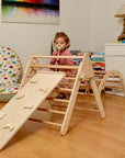 Montessori Indoor Playground | Pikler Triangle & Climbing Arch