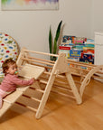 Montessori Indoor Playground | Pikler Triangle & Climbing Arch