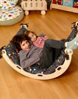 Medium Montessori Climbing Arch/Rocker with Pillow & Ramp Set