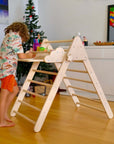 Versatile Montessori Climbing Set with Folding Table and Chair