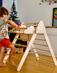 Versatile Montessori Climbing Set with Folding Table and Chair