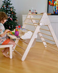 Versatile Montessori Climbing Set with Folding Table and Chair