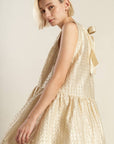 HORIZON HIDEAWAY WOVEN MINI DRESS