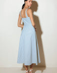 CAREFREE DAISY WOVEN MIDI DRESS