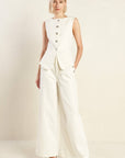 DELICATE HUE WOVEN VEST