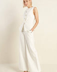 DELICATE HUE WOVEN VEST