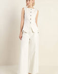 DELICATE HUE WOVEN PANTS
