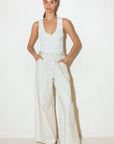 COFFEE RUN STRIPED WOVEN PANTS