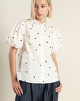 FOREVER DAYDREAMING WOVEN TOP