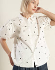FOREVER DAYDREAMING WOVEN TOP