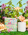 Holy Basil and Rosewater 2-Wick Candle