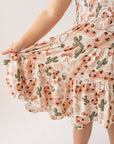 Cowgirl Shirred Dress