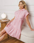 COMMON GROUND TWILL MINI DRESS