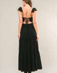 FORGOTTEN ROMANCE WOVEN MAXI DRESS