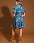 FLOWER GIRL WOVEN MINI DRESS