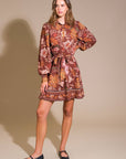 DESERT DAWN WOVEN MINI DRESS