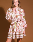 DESERT DAWN WOVEN MINI DRESS