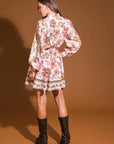 DESERT DAWN WOVEN MINI DRESS